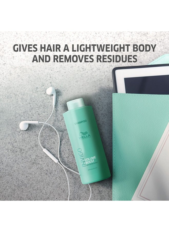 Wella Professionals Invigo Volume Boost Shampoo| For Added Volume| With Bodyfying Spring Blend| 33.8 Fl Oz