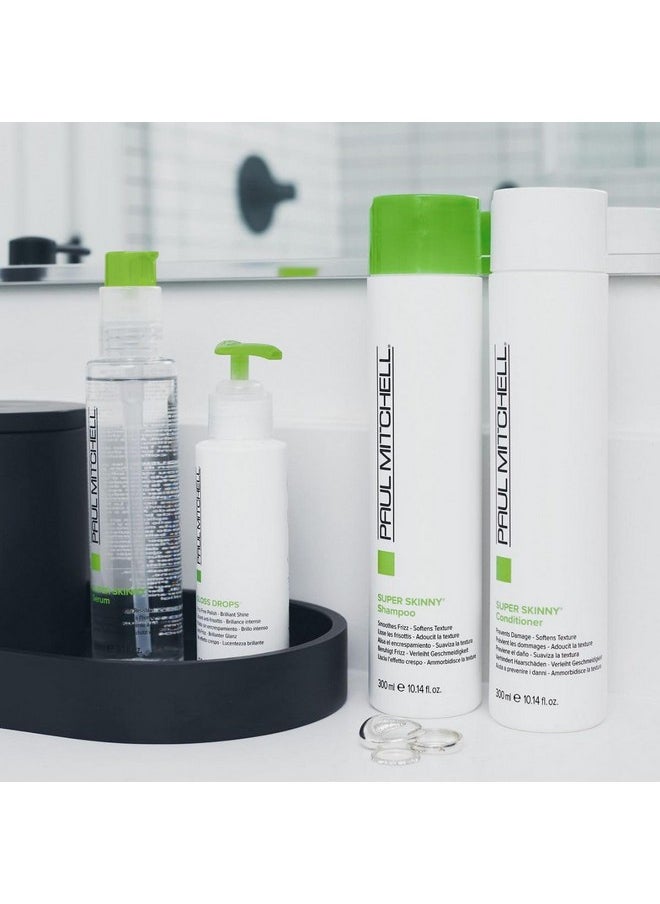 Paul Mitchell Super Skinny Shampoo, Smoothes Frizz, Softens Texture, For Frizzy Hair, 10.14 fl. oz.