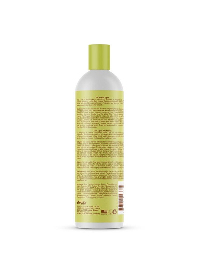 Vitale Vitale olive oil anti breakage neutralizing shampoo 16 fluid ounce, Green, 16 Fl Ounce