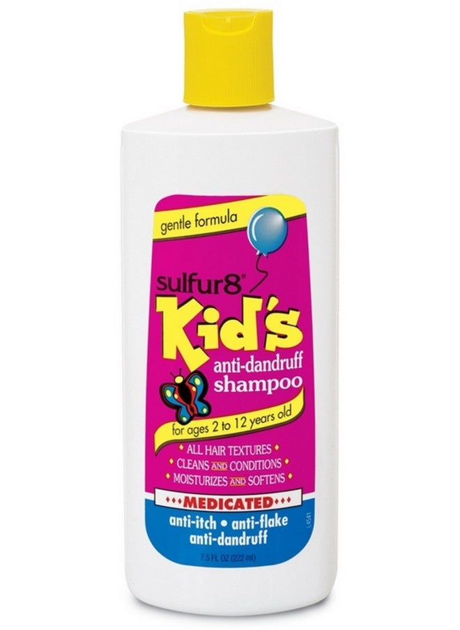 Sulfur8 Kids Medicated Anti Dandruff Shampoo, 7.5 Ounce