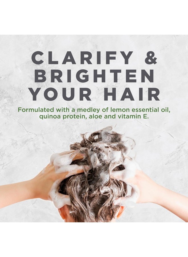 Avalon Organics Clarifying Lemon Shampoo, Removes Buildup to Restore Brightness and Shine, 11 Fluid Ounces