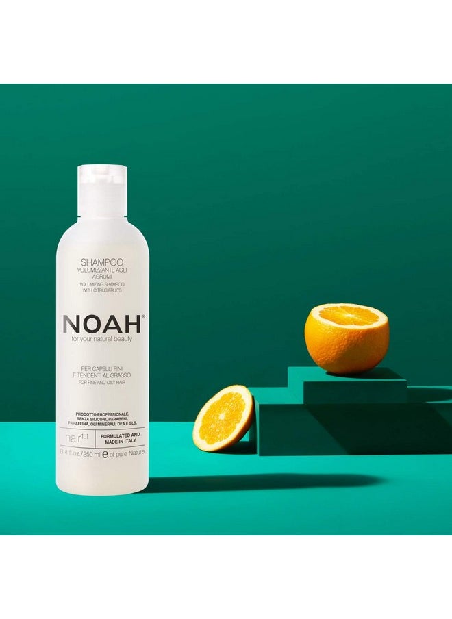 Noah Hair 1.1 Volumizing Shampoo - Organic Shampoo - Best Volumizing Shampoo - With Essential Oils and Hydrolysed Wheat Protein - Hair Products for Natural Beauty - 8.5 fl.oz (250 ml)