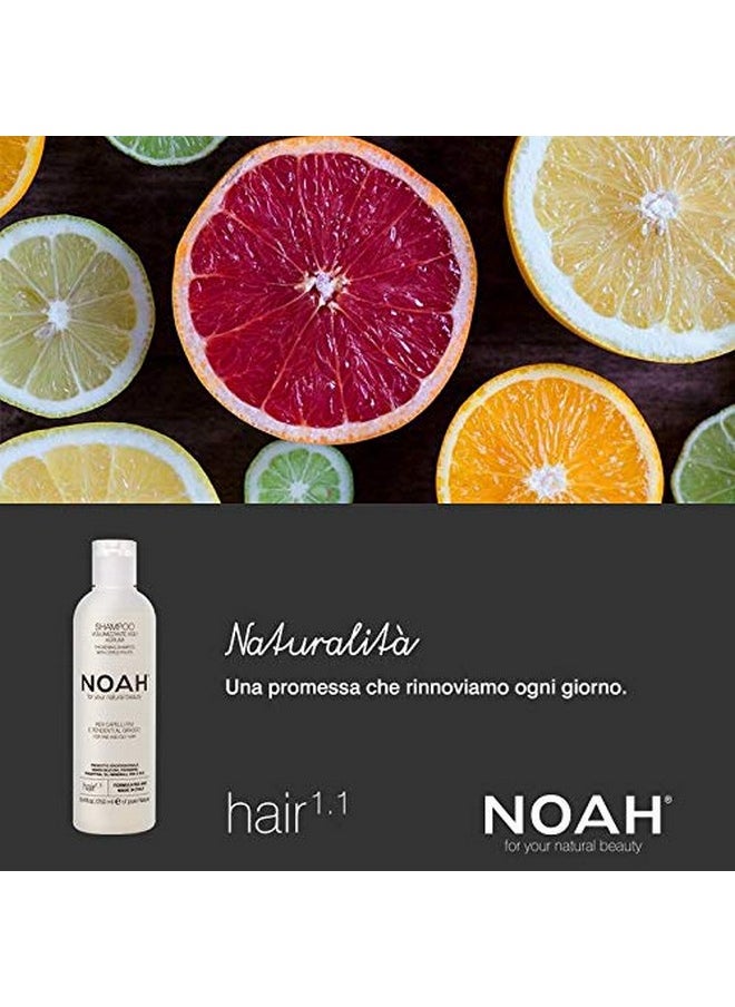 Noah Hair 1.1 Volumizing Shampoo - Organic Shampoo - Best Volumizing Shampoo - With Essential Oils and Hydrolysed Wheat Protein - Hair Products for Natural Beauty - 8.5 fl.oz (250 ml)