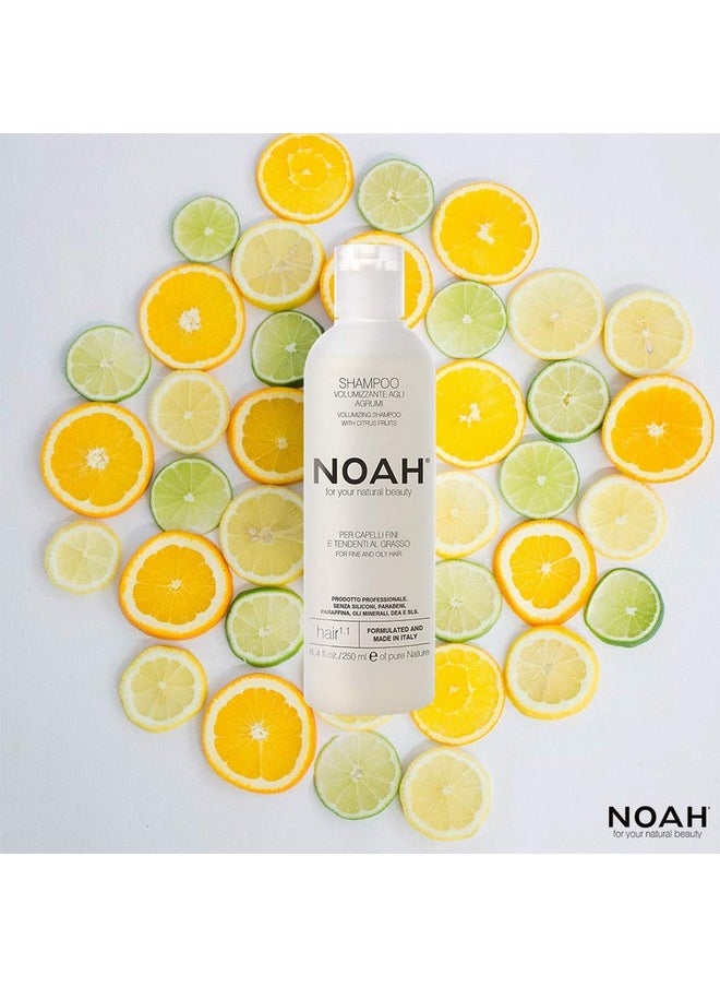Noah Hair 1.1 Volumizing Shampoo - Organic Shampoo - Best Volumizing Shampoo - With Essential Oils and Hydrolysed Wheat Protein - Hair Products for Natural Beauty - 8.5 fl.oz (250 ml)