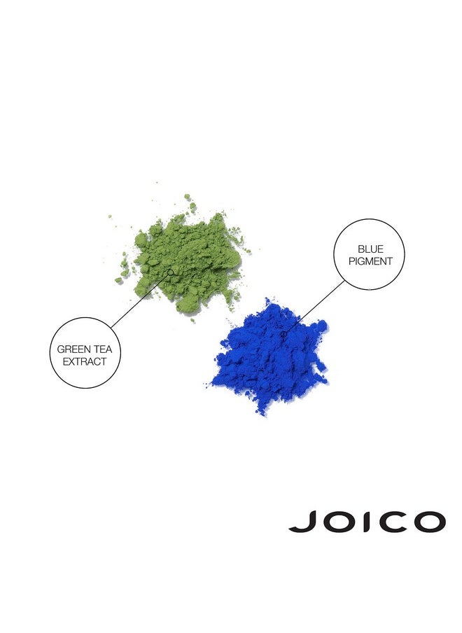 Joico Color Balance Blue Shampoo | For Lightened Brown Hair | Eliminate Brassy Orange Tones | Boost Color Vibrancy & Shine | UV Protection | With Rosehip Oil & Green Tea Extract | 10.1 Fl Oz