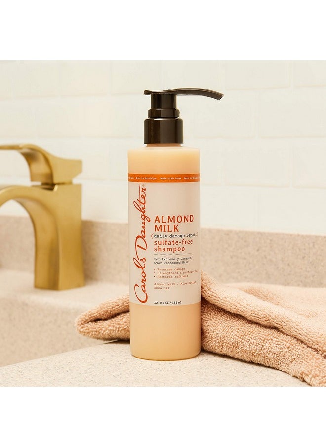 Carol’s Daughter Almond Milk Sulfate Free Shampoo with Almond Milk, Aloe Butter and Shea Oil for Extremely Damaged Hair, 12 fl oz