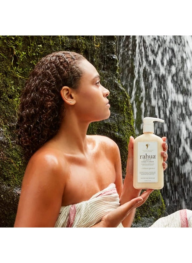 Rahua Classic Conditioner Lush Pump 14 Fl Oz, Made With Organic Ingredients for Healthy Scalp and Hair, Safe for Color Treated Hair, Shampoo with Palo Santo Aroma, Best for All Hair Types
