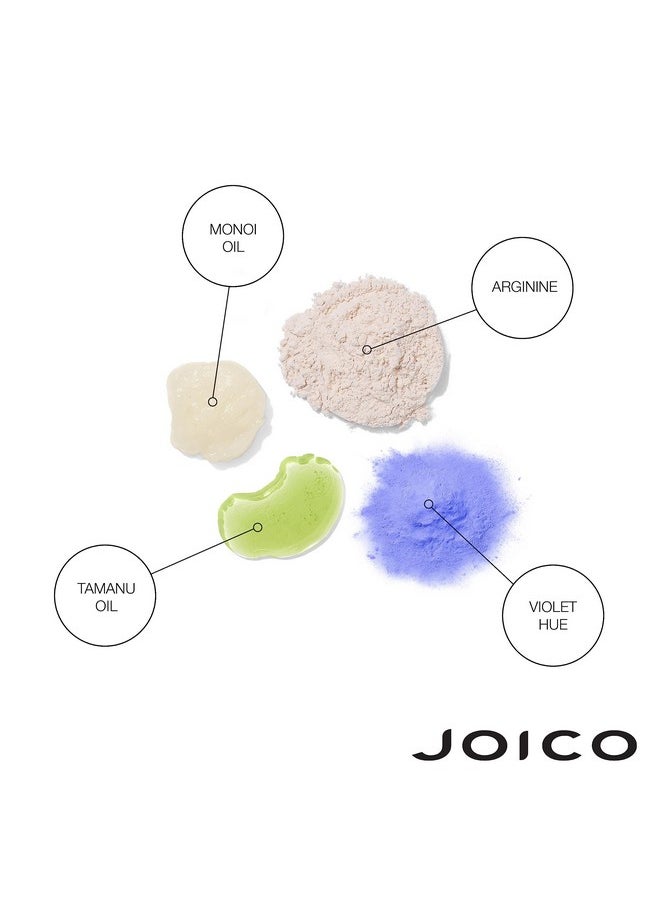 Joico Blonde Life Violet Shampoo | For Cool & Bright Blonde Hair | Neutralize Brassy Tones | Banish Yellow Tones | Boost Shine | Sulfate Free | With Monoi & Tamanu Oil | 10.1 Fl Oz