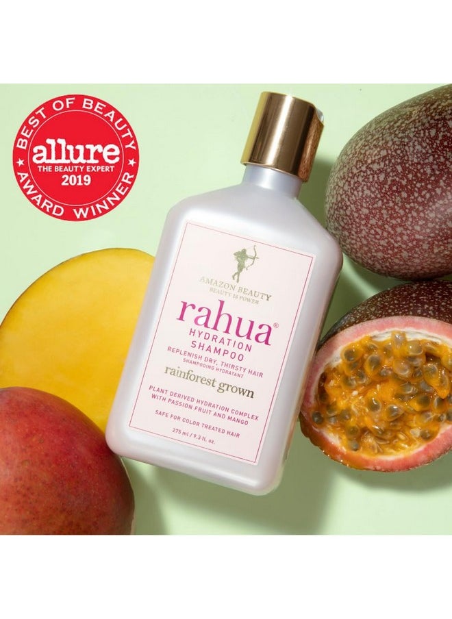 Rahua Hydration Shampoo, 9.3 Fl Oz, Organic Hydrating Moisturizing Sulfate Free Shampoo for Dry Hair, Natural, Plant Based Derived Ingredients, Mango & Passion Fruit, Hair Care for Frizz & Scalp Care