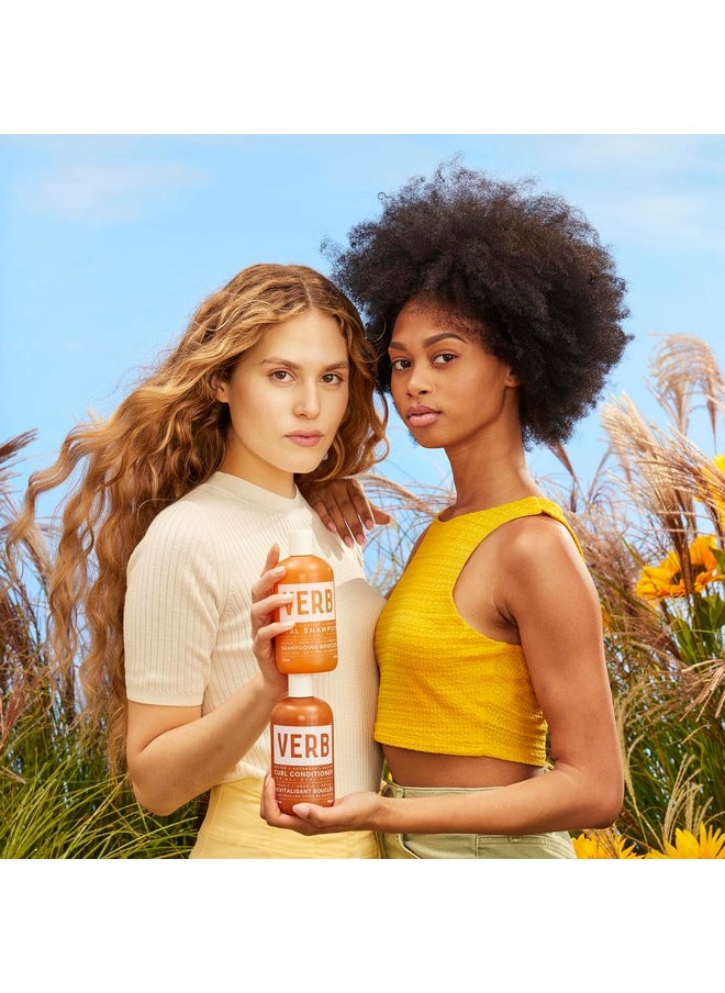 VERB Curl Shampoo - Mild, Cleanse and Smooth - Vegan Curl Defining Shampoo for Frizzy Hair- Intensive Hydration Curly Hair Shampoo, 12 fl oz