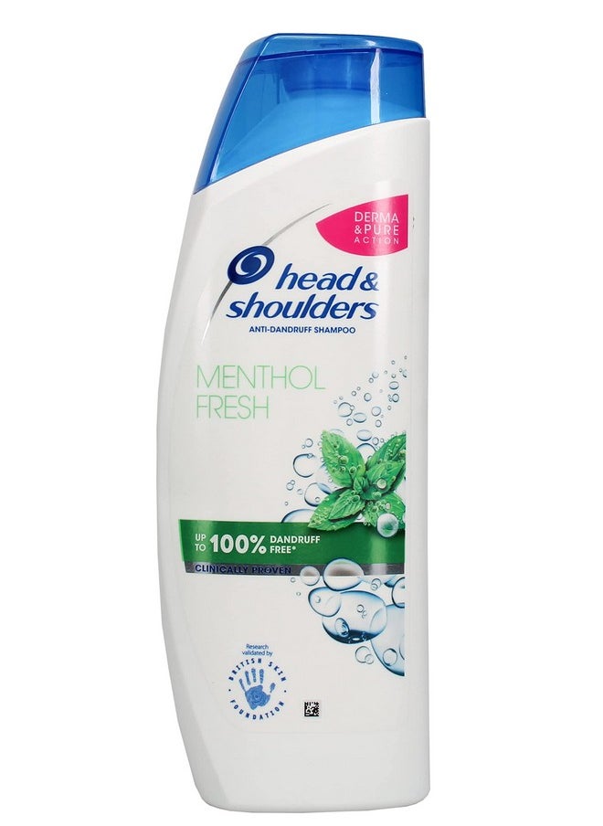 Head & Shoulder Anti Dandruff Shampoo COOL MENTHOL 16.9 oz. (2 Pack). amtc