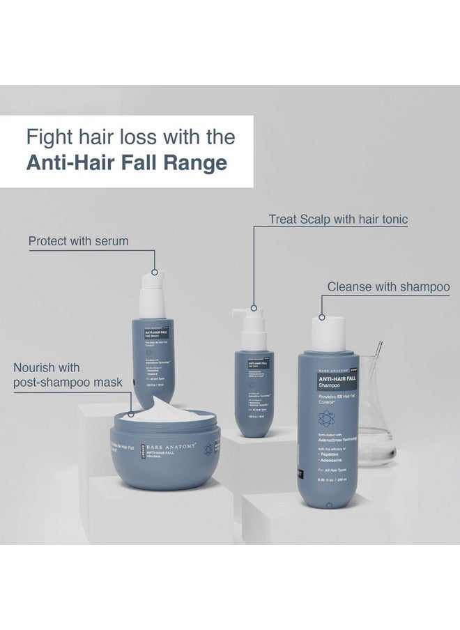 Bare Anatomy Anti Hair Fall Shampoo|5x Hair Fall Control & Growth|Contains Biotin Adenosine, & Peptides| For All Hair Types | For Women & Men | 250ml