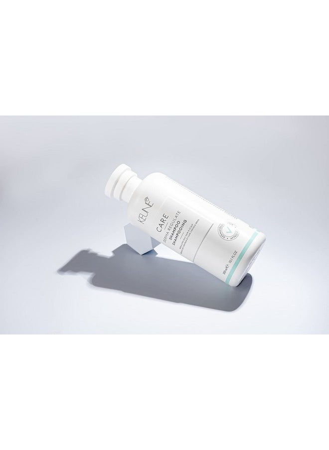 Keune Care Derma Regulate Shampoo, Deep-Cleansing & Scalp Balancing Cleanser for Oily Scalp, 10.1 Fl Oz