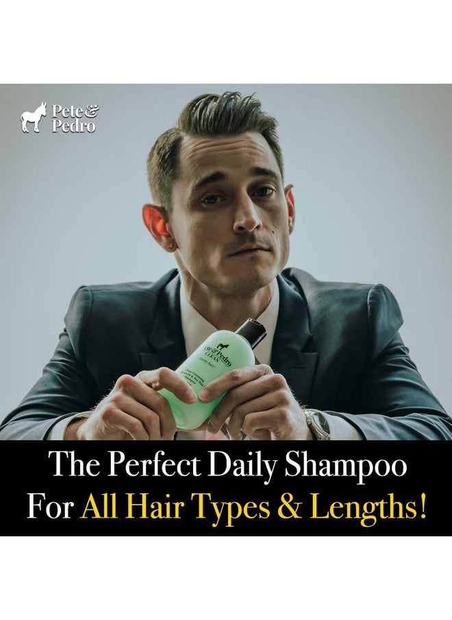 Pete & Pedro CLEAN Shampoo - Deep Cleansing Tea Tree Oil And Peppermint Daily Cleaning Shampoo For Men & Women | As Seen on Shark Tank, 8.5 oz.