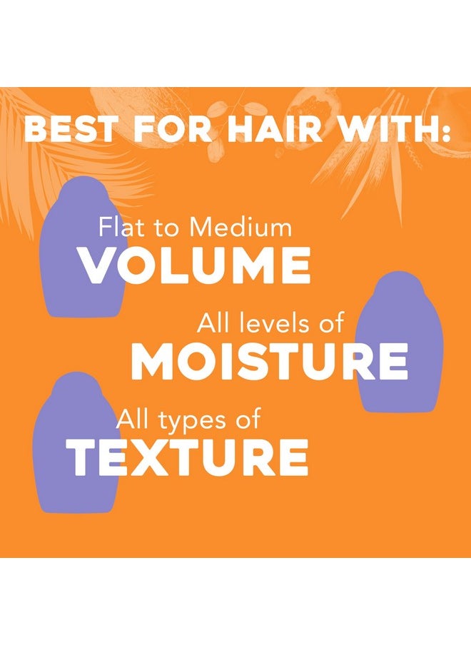 OGX Thick & Full + Biotin Collagen Extra Strength Volumizing Shampoo with Vitamin B7 Hydrolyzed Wheat Protein for Fine Hair. Sulfate-Free Surfactants Thicker, Fuller Hair, 13 Fl Oz