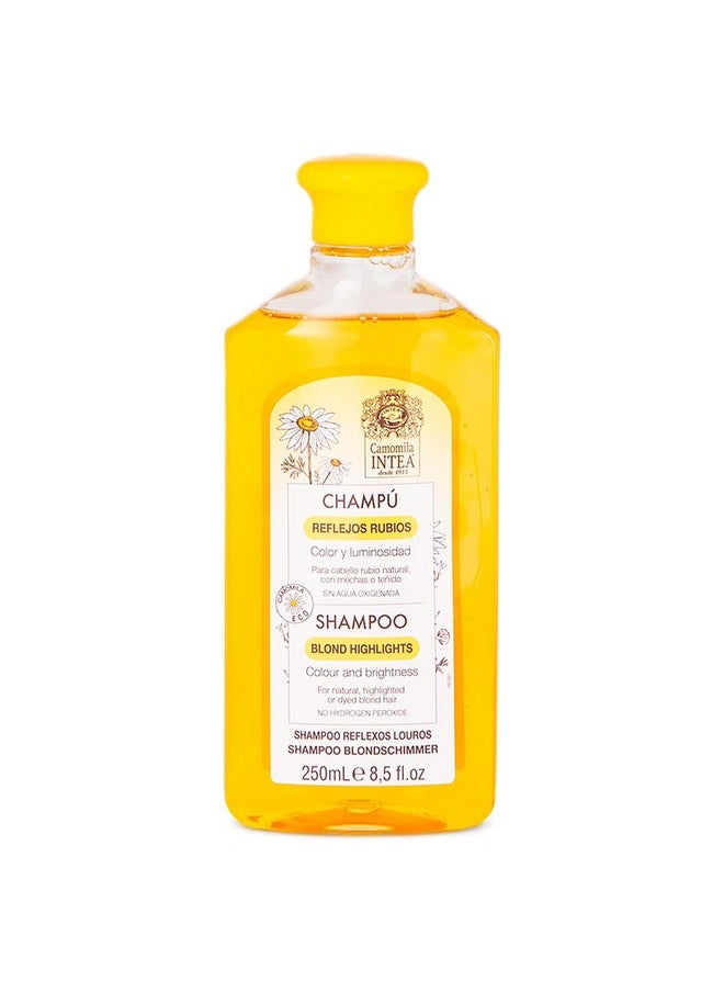 Intea Chamomile Shampoo - Premium Blonde Brightening Shampoo - Non-Ammonia, Easy Application for Natural or Dyed Hair - 8.5oz