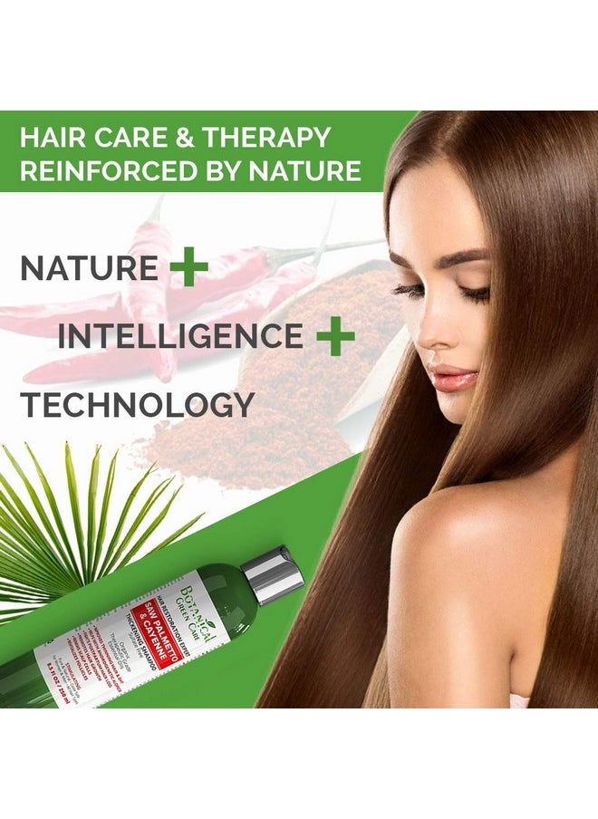 Saw Palmetto & Cayenne Shampoo, Thickening shampoo for thinning hair, Hair loss shampoo, sulfate free