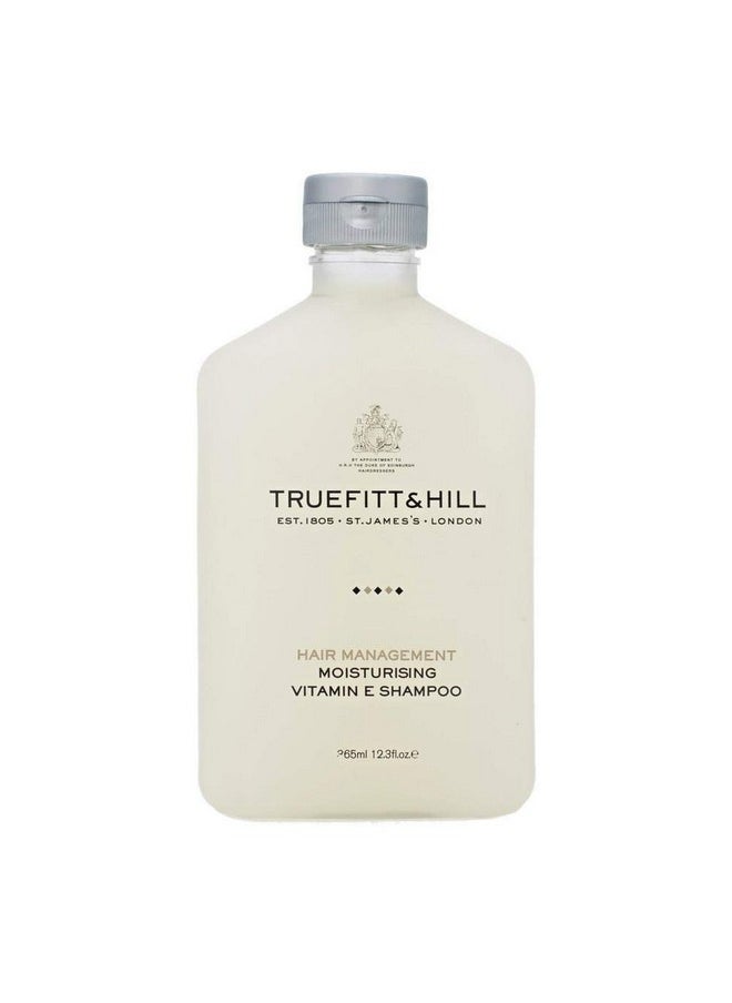 Truefitt & Hill Hair Management - Vitamin E Shampoo - Moisturizing Natural Radish Root and Vitamin E for a Sleek and Healthy Gloss, Ideal for Dry or Damaged Hair - 12.3 oz.