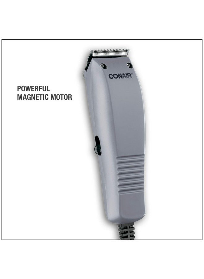 ConairMAN Simple Cut, Hair Clippers for Men, 10-piece Home Hair Cutting Kit