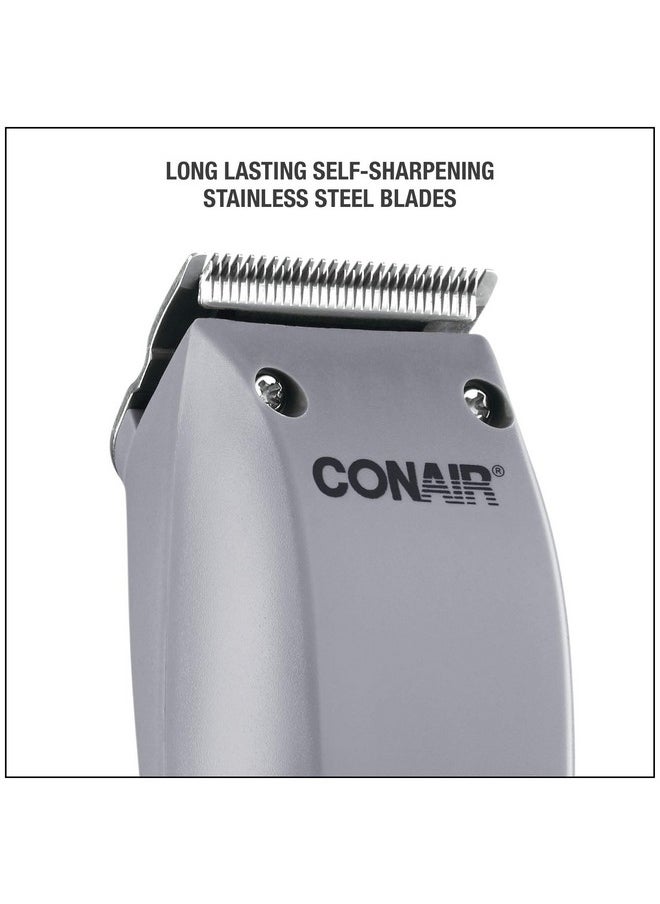 ConairMAN Simple Cut, Hair Clippers for Men, 10-piece Home Hair Cutting Kit
