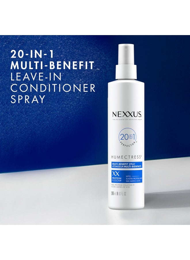 Nexxus Humectress Leave-In Conditioner Spray 20-in-1 Perfector for Dry Hair With Biotin & Hyaluronic Acid 9oz