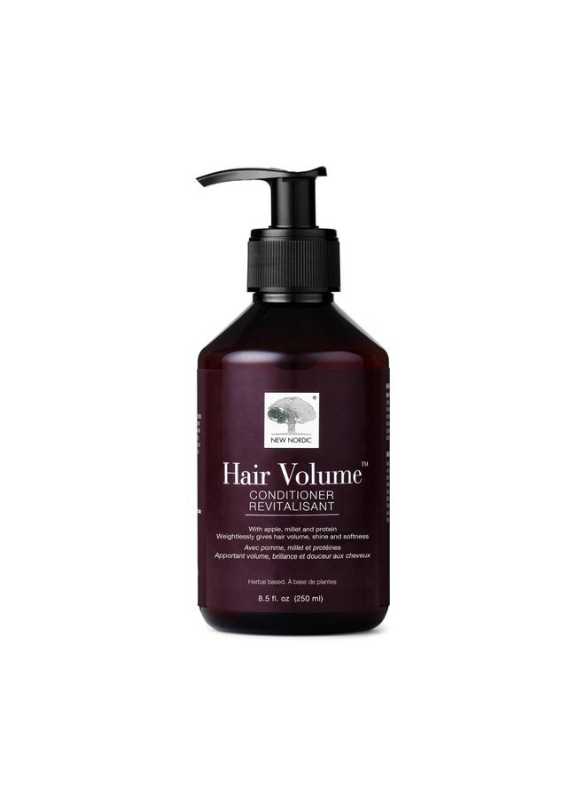 New Nordic Hair Volume Conditioner, A Creamy, Herbal Recipe to Weightlessly Hydrate, Volumize, Soften and Shine, Vegan & Formulated with Clean Ingredients, 8.5 Fl Oz