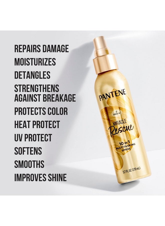 Pantene Miracle Rescue 10-in-1 Multitasking Leave-in Conditioner Spray, 5.7 fl oz