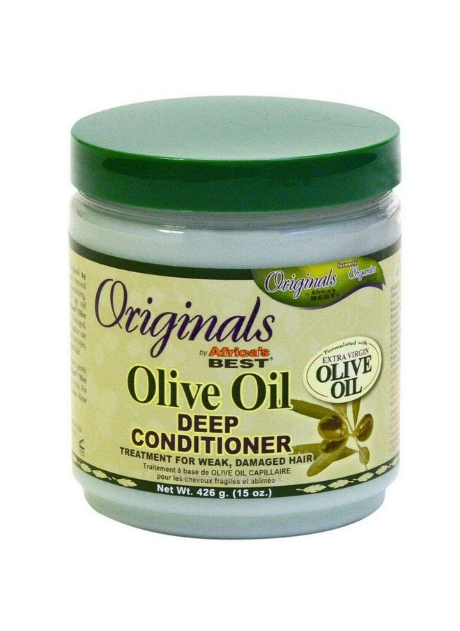 Africa's Best Conditioner Originals Olive Oil Deep 15 Ounce Jar (443ml)