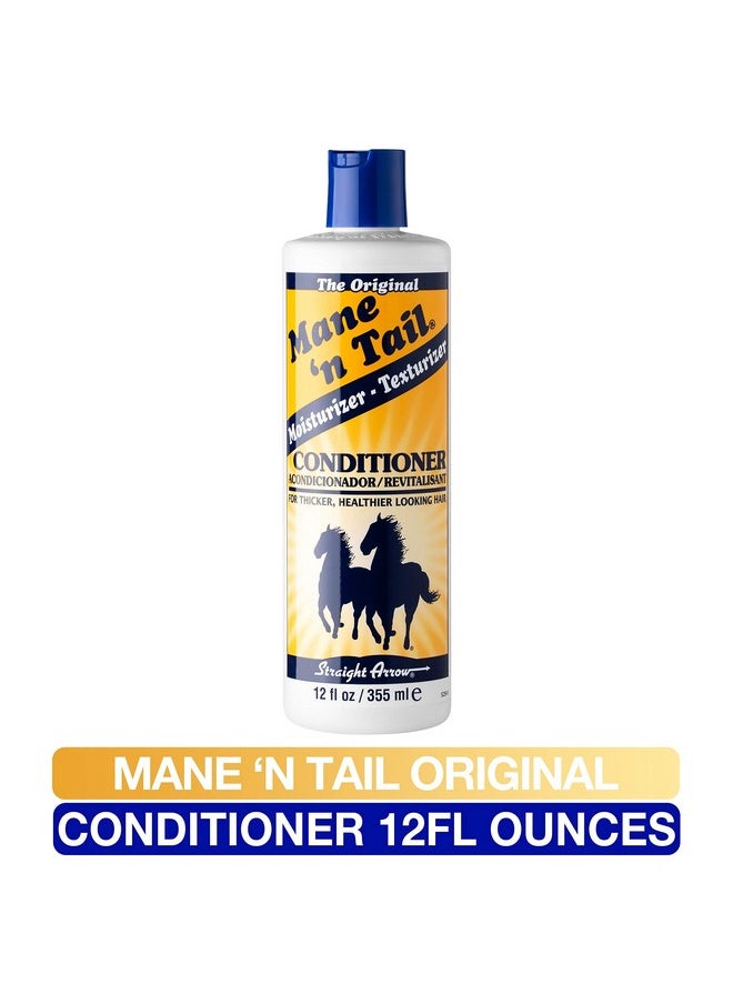 Mane 'n Tail Moisturizer Texturizer Conditioner for Thicker healthier Looking Hair & Coats 12 oz (543226)