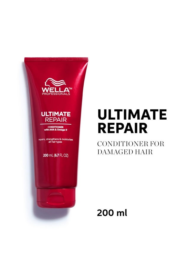 Wella Professionals ULTIMATE REPAIR Conditioner| Deep Nourishing Conditioner for Damaged Hair | Replenishes and Repairs | 6.7 Fl Oz