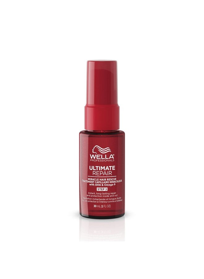 Wella Professionals ULTIMATE REPAIR Miracle Hair Rescue | Luxury Leave-In Hair Treatment | Replenishes and Repairs | For Heat + Bleach-Damaged Hair | Safe For All Hair Types | 1 Fl Oz