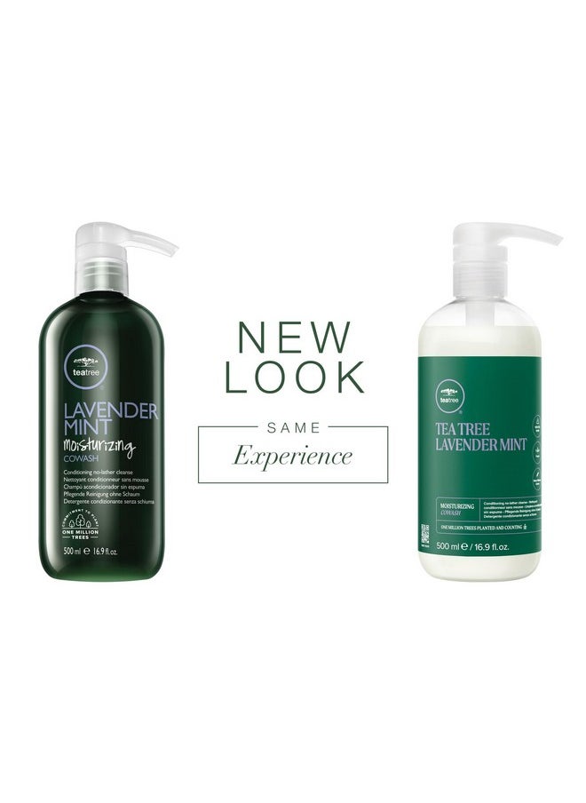 Tea Tree Lavender Mint Moisturizing Cowash, Cleansing Conditioner, For Coarse, Curly + Dry Hair, 16.9 fl. oz.