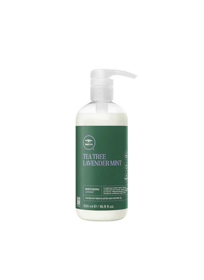 Tea Tree Lavender Mint Moisturizing Cowash, Cleansing Conditioner, For Coarse, Curly + Dry Hair, 16.9 fl. oz.