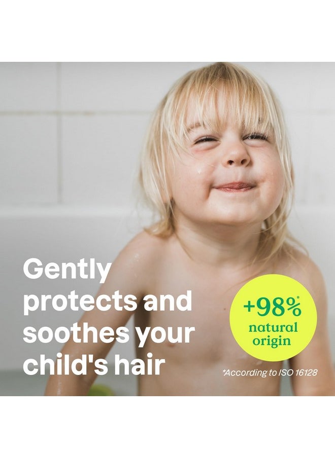ATTITUDE Natural Conditioner for Kids, Hypoallergenic, Vegan, Plant- and Mineral-Based, Vegan and Cruelty-free, Vanilla and Pear, 8 Fl Oz (11115)