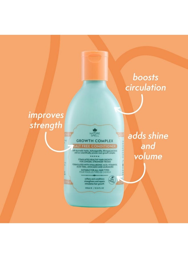 Nature Spell Hair Conditioner for Hair Growth, Infused with Ayurvedic Herbs, Vegan & Sulphate-Free, Suitable for All Hair Types, 10.14 Fl Oz