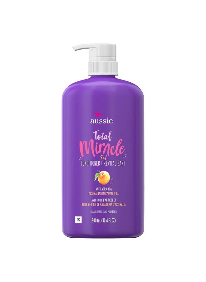 Aussie For Damage â Paraben-Free Total Miracle Conditioner w/Apricot, 30.4 fl oz/bottle (4 Count)