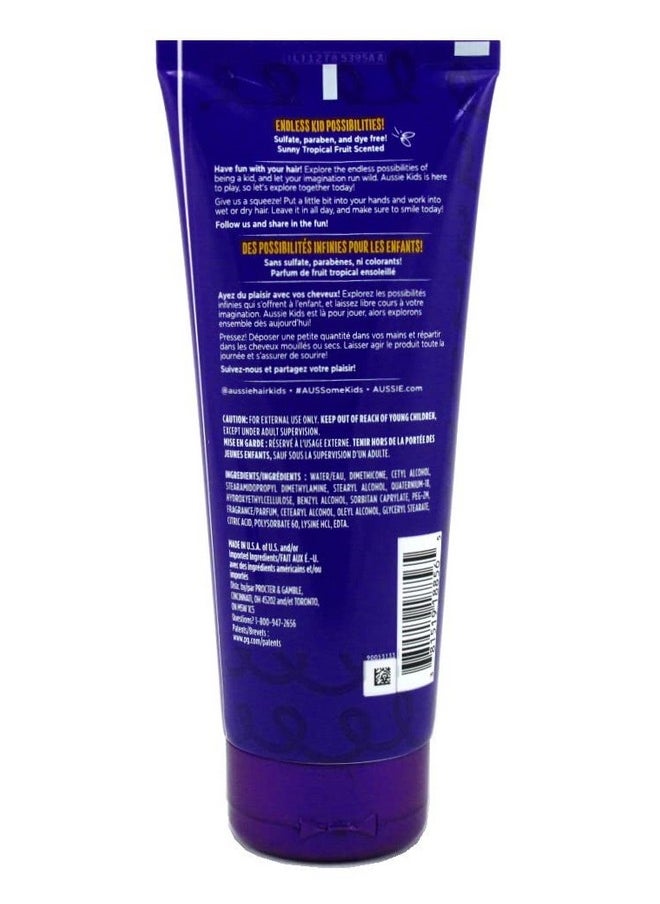 Aussie Kids Conditioner Leave-In Curly 6.8 Ounce (Pack of 3)