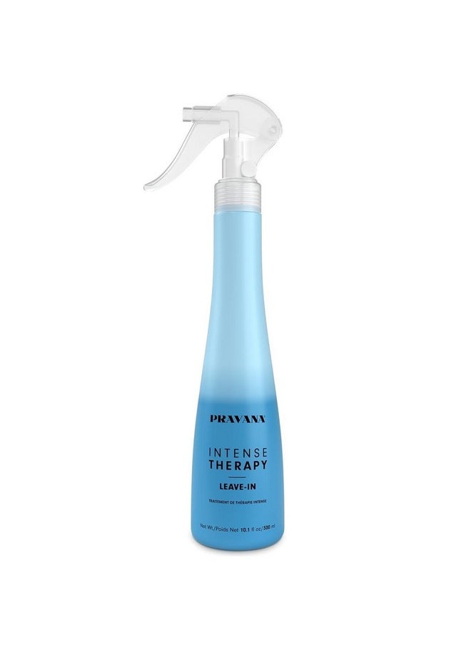 PRAVANA Intense Therapy Leave-In Conditioner Spray Treatment & Detangler | Instantly Detangles & Hydrates | Equalizes Hair Porosity | For All Hair Types | Strengthens & Softens Hair | 10.1 Fl Oz