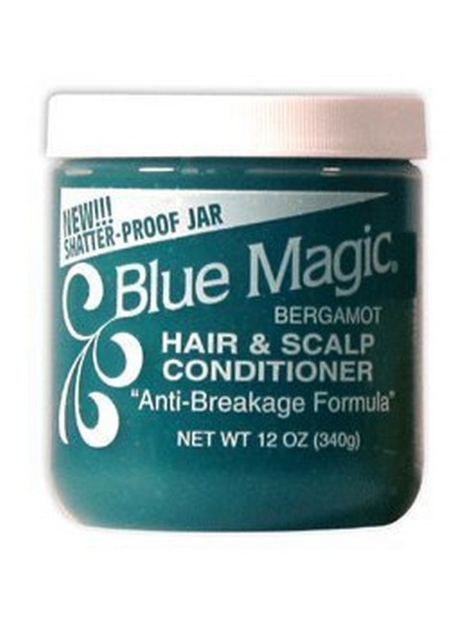 Blue Magic Bergamot Hair and Scalp Conditioner, 12 Ounce (Pack of 3)