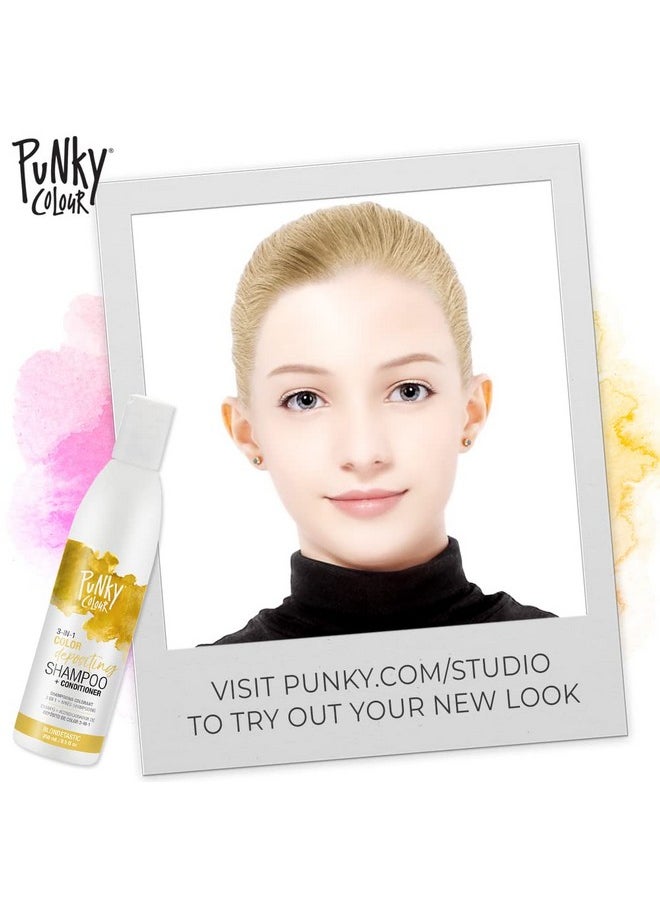 Punky Colour 3-in-1 Color Depositing Hair Cleanser & Conditioner, 8.5 fl oz. (Blondetastic)