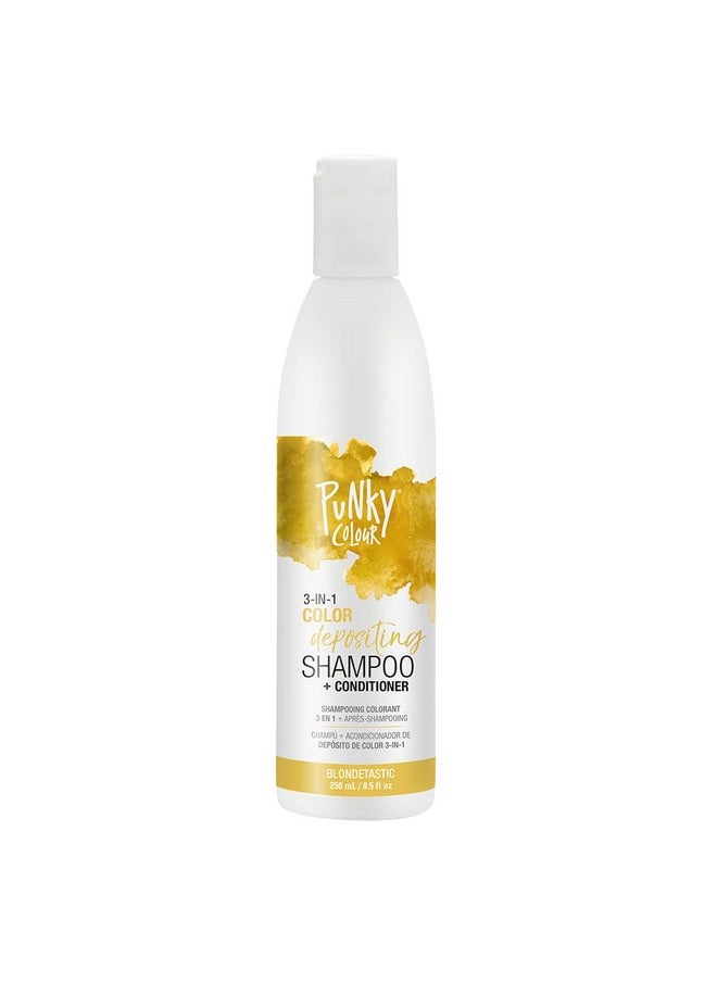 Punky Colour 3-in-1 Color Depositing Hair Cleanser & Conditioner, 8.5 fl oz. (Blondetastic)