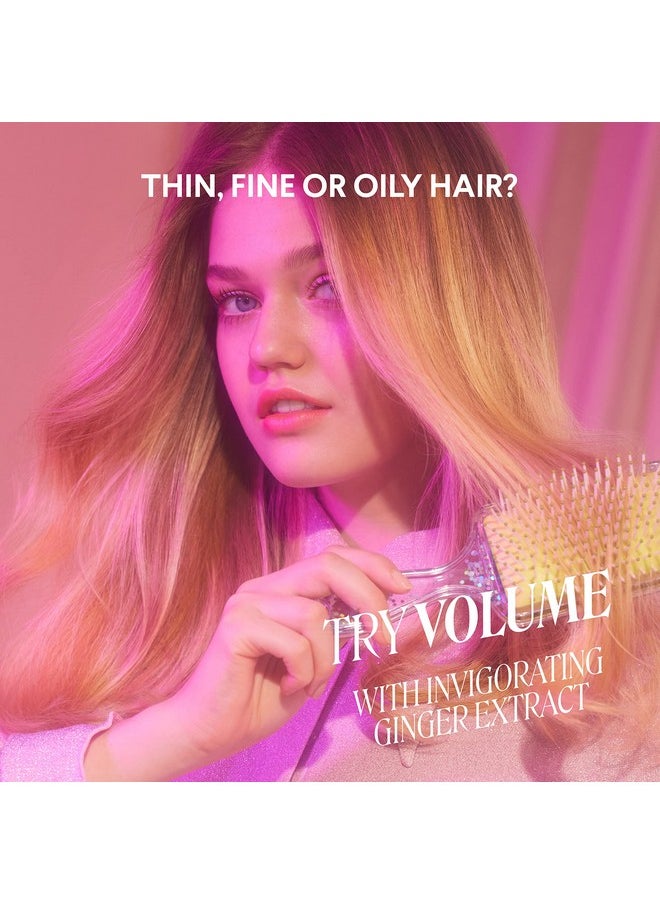 MONDAY HAIRCARE Volume Conditioner 12oz for Thin, Fine, and Oily Hair, Made from Coconut Oil, Ginger Extract, & Vitamin E, 100% Recyclable Bottles (354ml), PINK (10436)