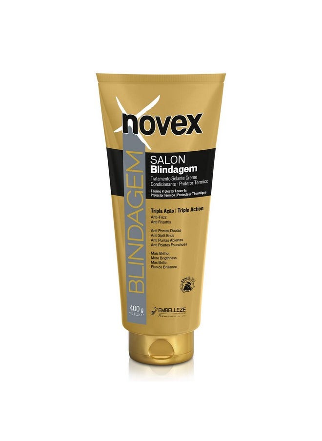 Novex Blindagem Thermal Protector Leave In 14 oz - Heat Protectant