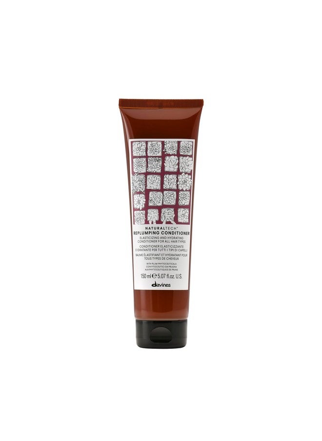 Davines Naturaltech REPLUMPING Conditioner, Renew Elasticity While Replenishing, Moisturizing And Detangling, 5.07 fl. oz.