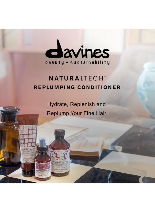 Davines Naturaltech REPLUMPING Conditioner, Renew Elasticity While Replenishing, Moisturizing And Detangling, 5.07 fl. oz.
