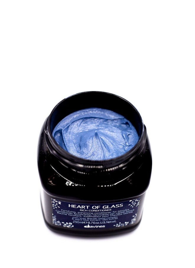 Davines Heart of Glass Rich Conditioner for Blonde Care, 8.76 oz.