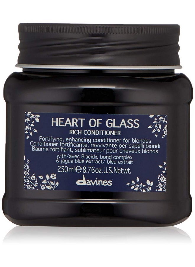 Davines Heart of Glass Rich Conditioner for Blonde Care, 8.76 oz.