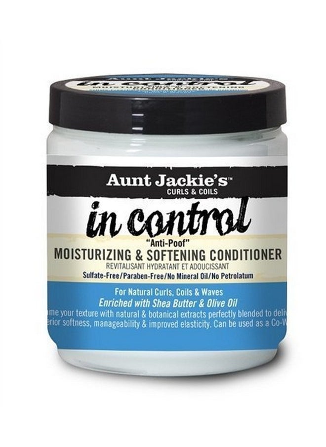 Aunt Jackie's in control 9oz - Anti-Poof Moisturizing & Softening Conditioner