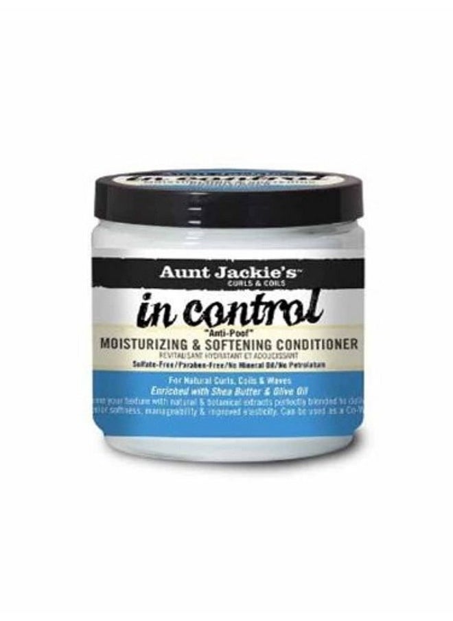 Aunt Jackie's in control 9oz - Anti-Poof Moisturizing & Softening Conditioner