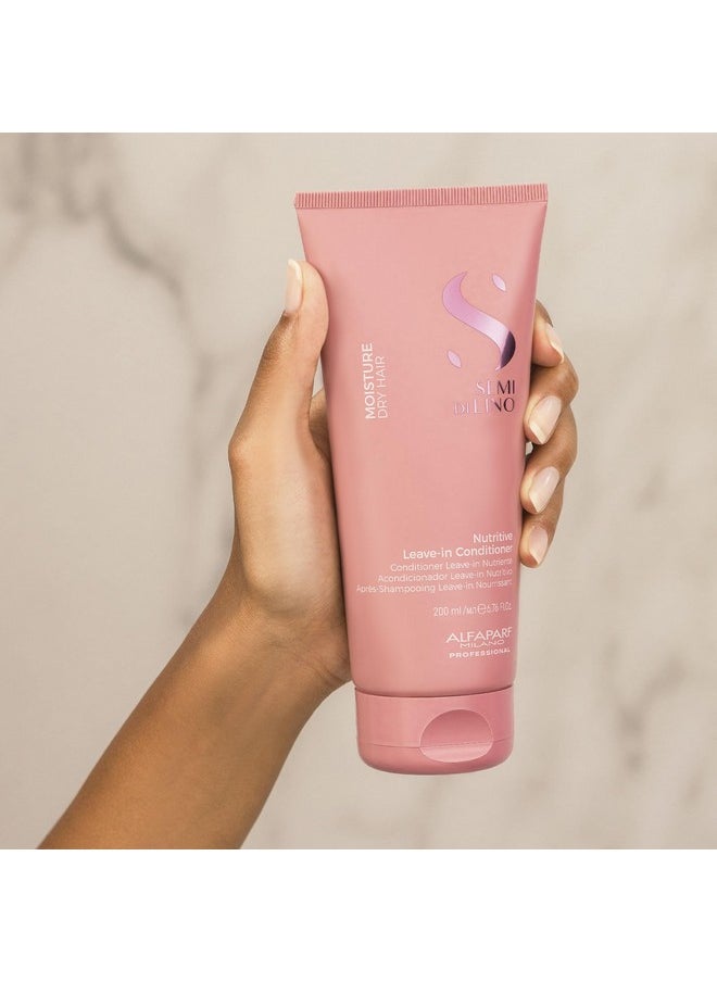 Alfaparf Milano Semi Di Lino Moisture Nutritive Low Shampoo - Sulfate Free Shampoo for Color Treated Hair - Moisturizing Hair Shampoo for Dry Hair - Paraben & Paraffin-Free (1000 ml / 33.8 oz)